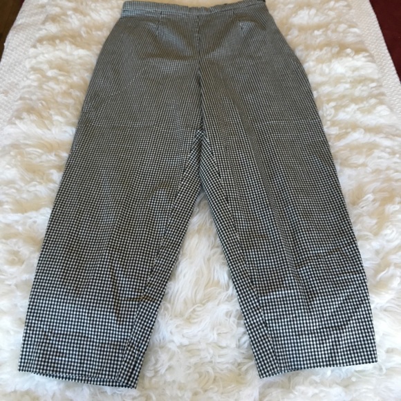 ✨GINGHAM CROPPED HIGH WAISTED PANTS✨NOT BRANDY - Picture 2 of 6