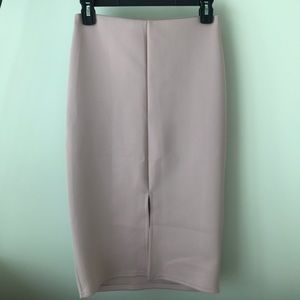 Lilac / Mauve Midi Skirt From Missguided