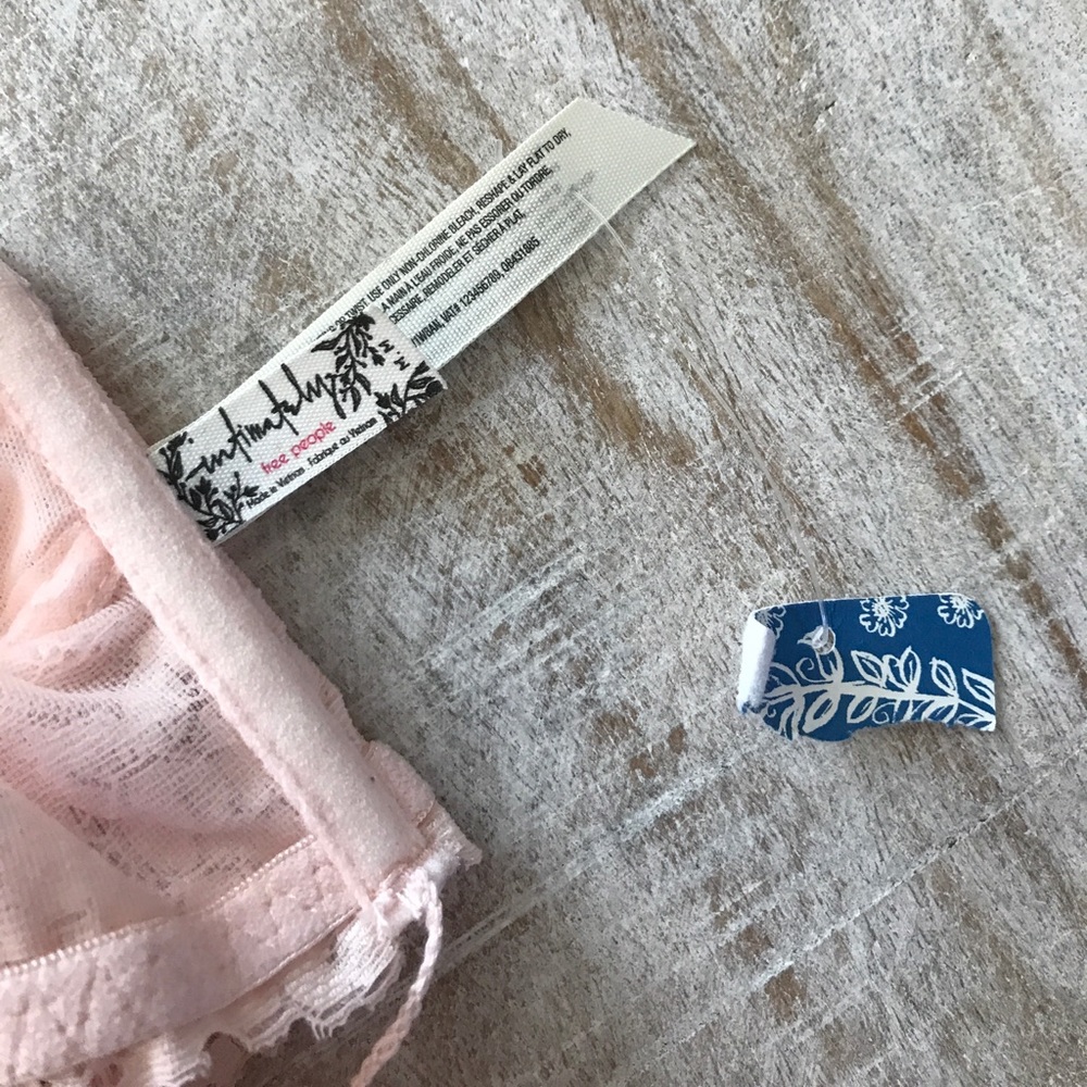 Free People Deep in the Dark Lace Bandeau {pink} - Picture 5 of 5