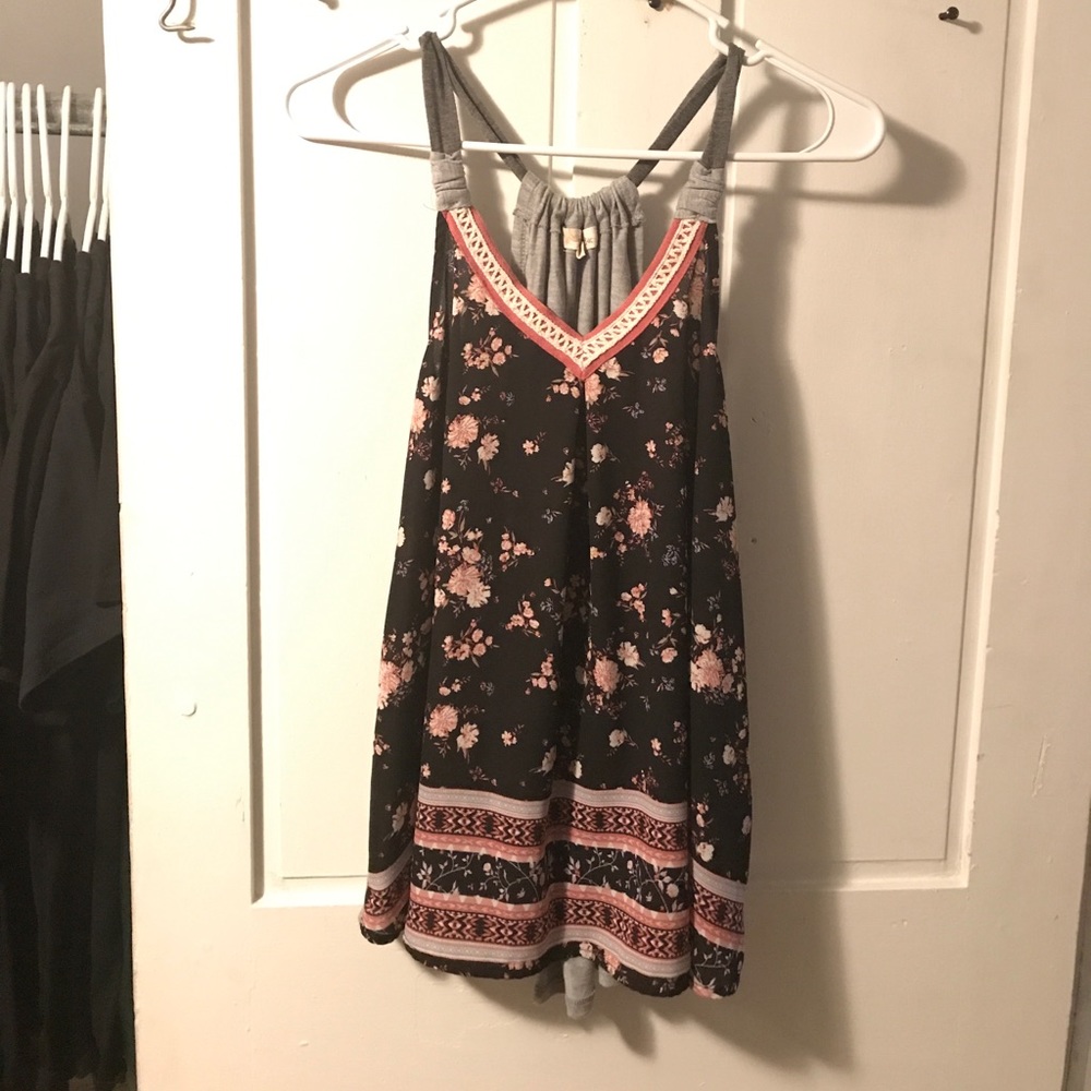 Flower tank top