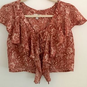 Amuse Society, cropped blouse.