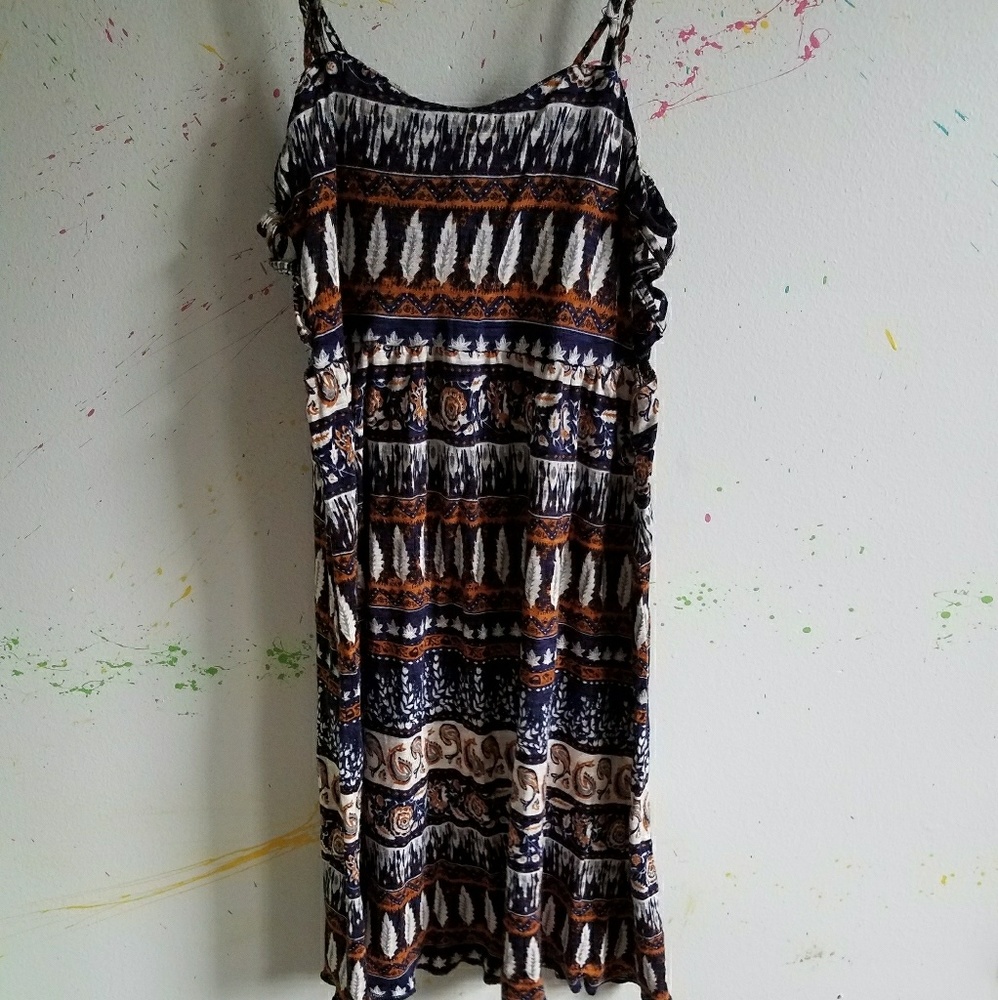 Boho spaghetti strap forever 21 dress