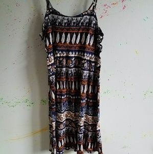 Boho spaghetti strap forever 21 dress