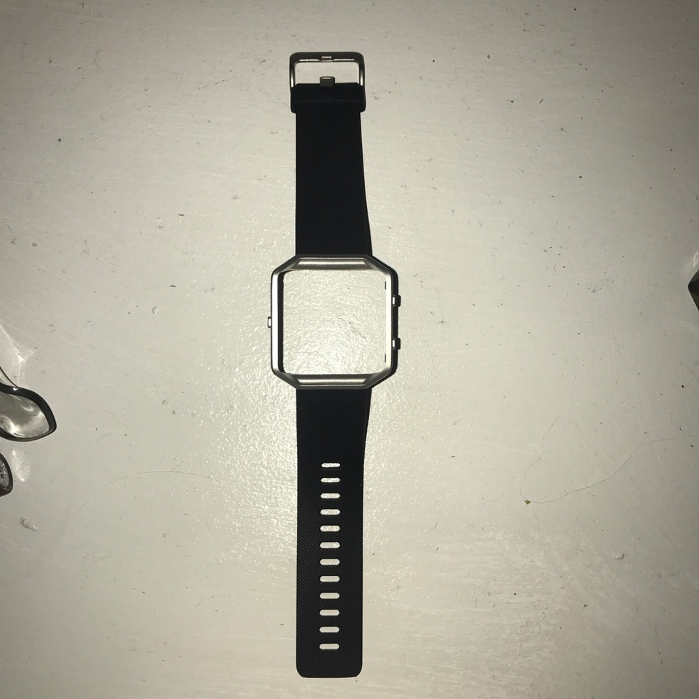 Fitbit Blaze Black Large Band with Silver Frame