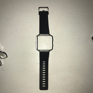 Fitbit Blaze Black Large Band with Silver Frame