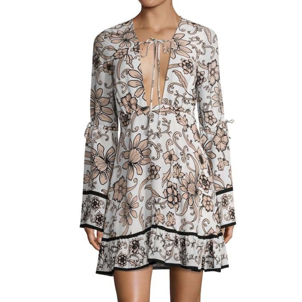For Love and Lemons Ayla Plunge Dress