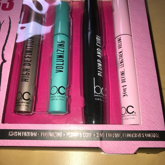 Beauty Concepts Makeup Bnip Beauty Concepts Bc Mascara Set Of 4