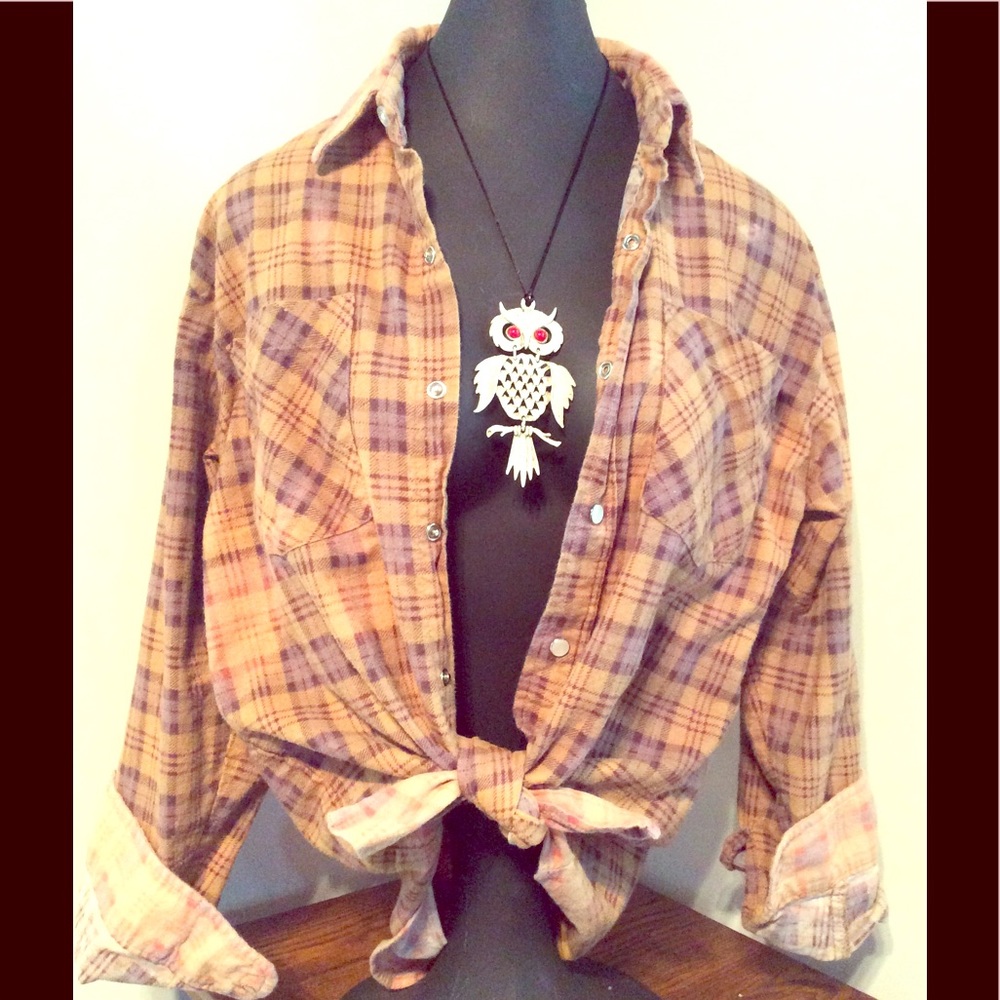 Taffy Hipster Boyfriend Flannel!
