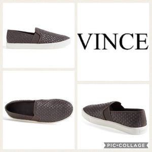 Vince Preston Slip On Sneaker {Grey/Taupe} 9.5