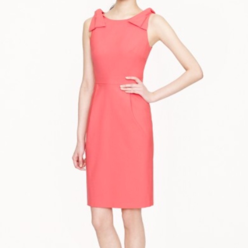 Brand new J Crew melon colored dress