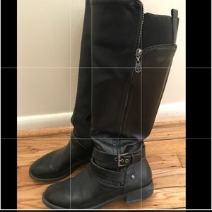 GENTLY WORN MACYS WOMENS BLACK BOOTS (Size 8M)
