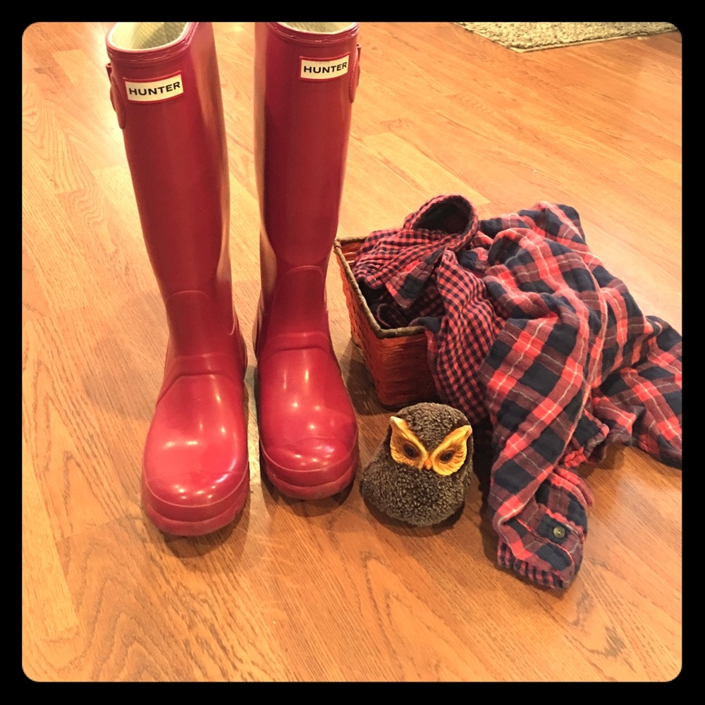 Hunter boots! Just in time for fall 🍂🍁