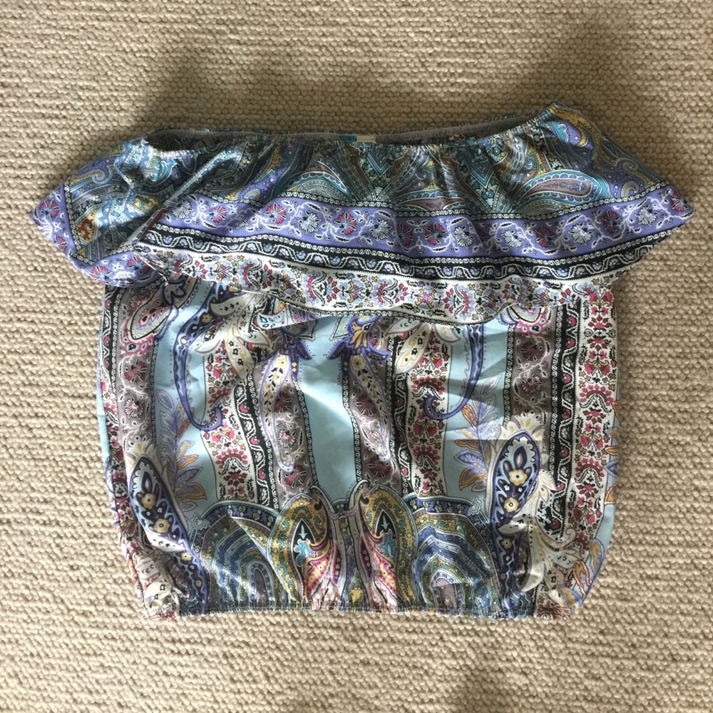 Francesca's ruffle tube top!