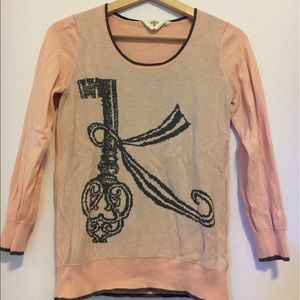 Anthropologie HWR "K" sweater