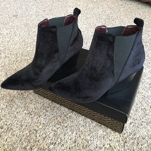 Suede Booties