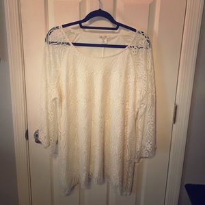 Brittany black Lacey blouse