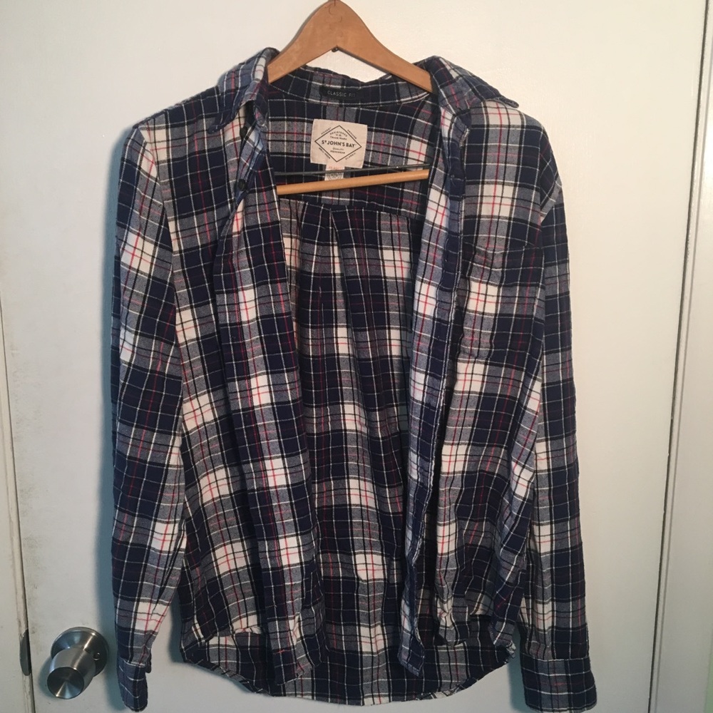 Blue flannel