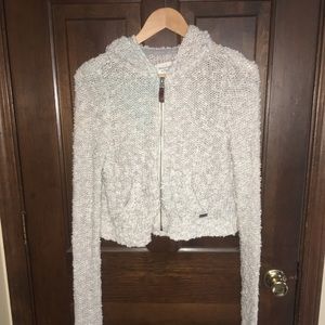 Abercrombie & Fitch Zip-Up Sweater - Medium