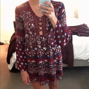 Socialite bell sleeve dress.