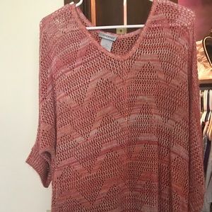 Plus size lightweight knit top