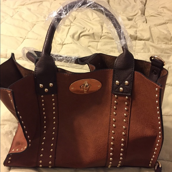 NEW 💖 Brown Leather Purse - Picture 1 of 7