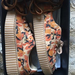 Suede Camo Creepers Rihanna