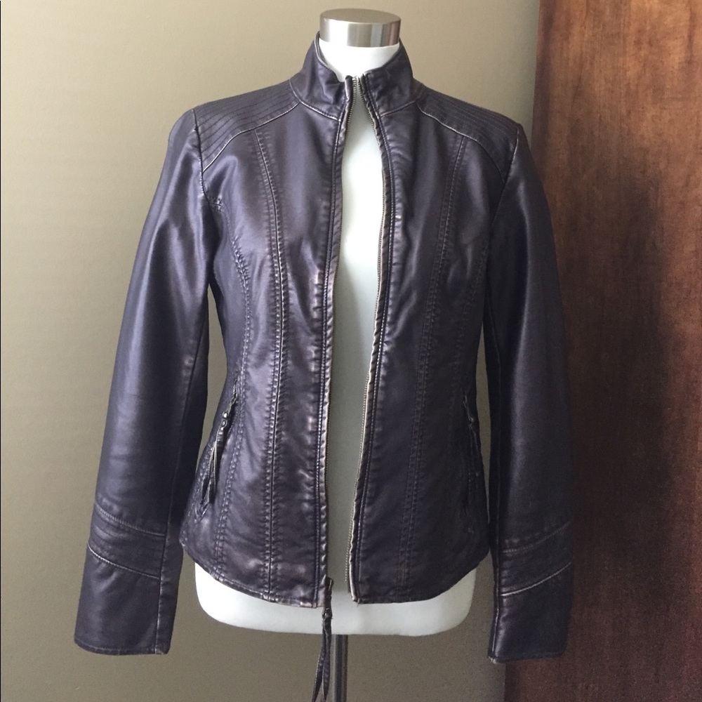 SOLD - Big Chill Faux Leather Jacket