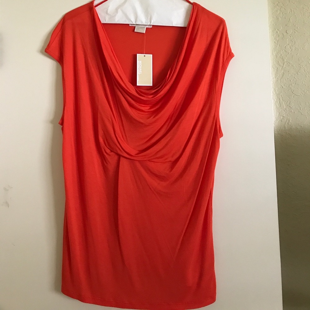 NWT Authentic Michael Kors ORANGE top