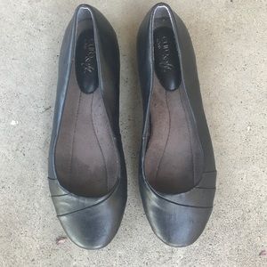 Euro Soft Black Flats
