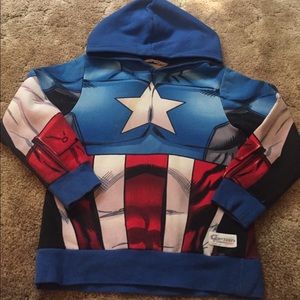 Boys Captain America hoody