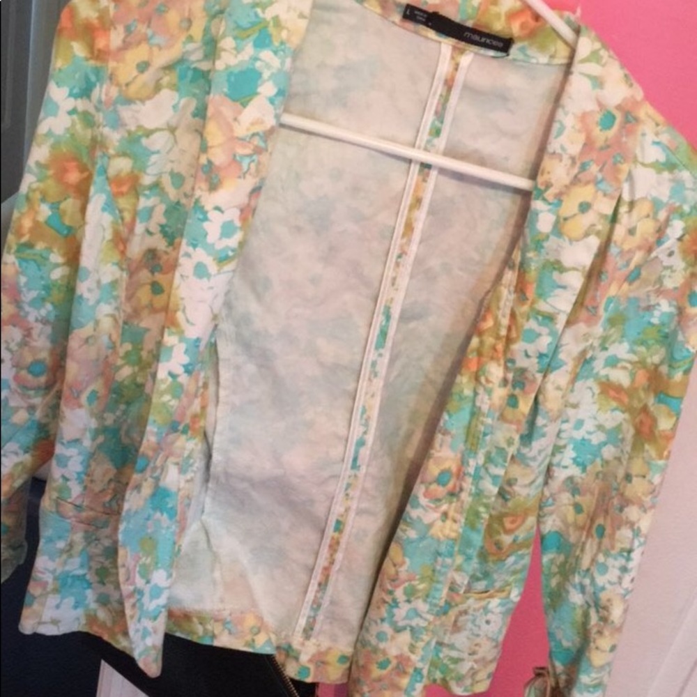 Maurice's floral blazer