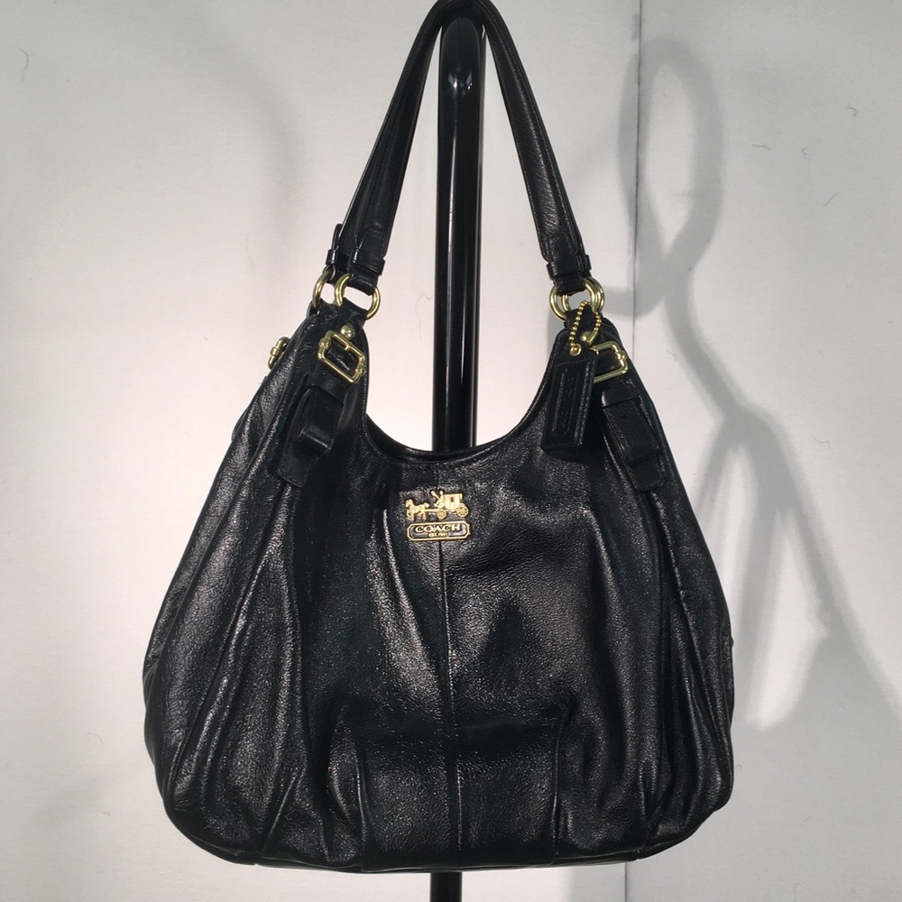 Coach bag in black! LOWERED PRICE!