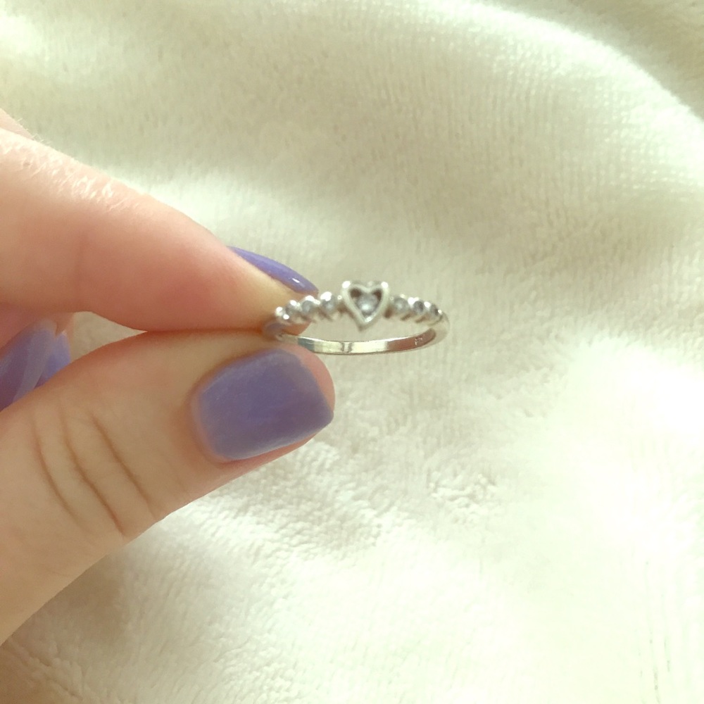 Heart diamond ring