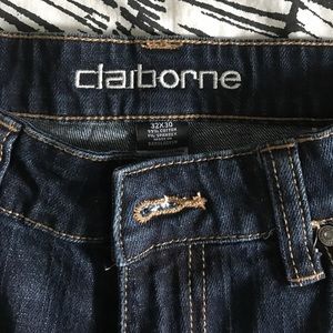 NWOT Claiborne Relaxed Fit Straight Leg Dark Blue