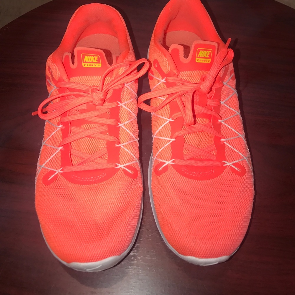 Orange Nike Running Shoes