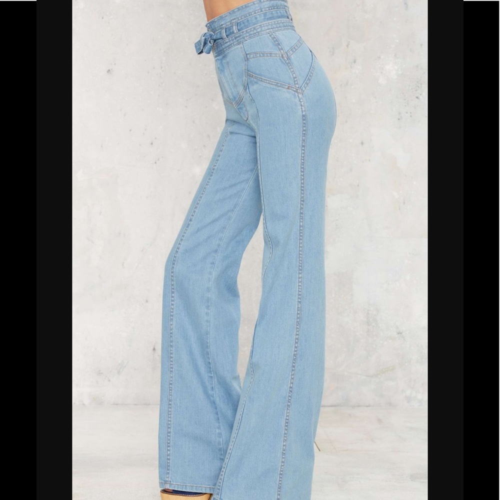 💜waiting for the sun bellbottom jeans - Picture 3 of 6