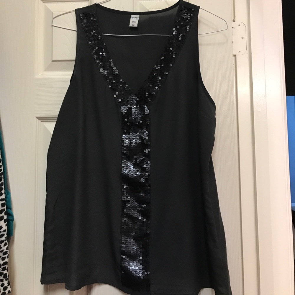 sequined top