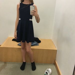 Navy blue aqua brand dress