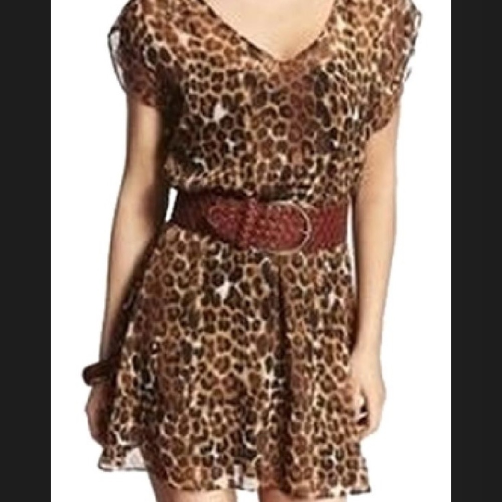 Express Leopard print dress