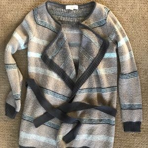 Tribal wrap sweater