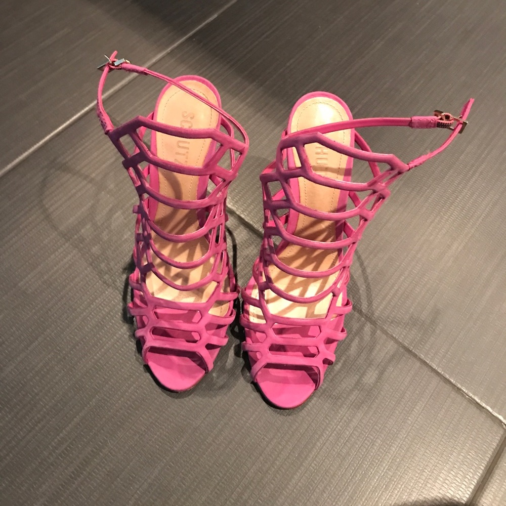 Shutz Juliana caged heels