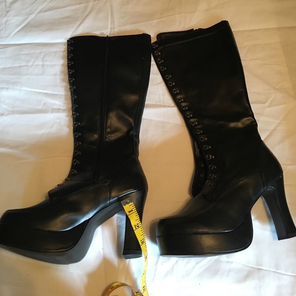Hot Topic Black Boots.