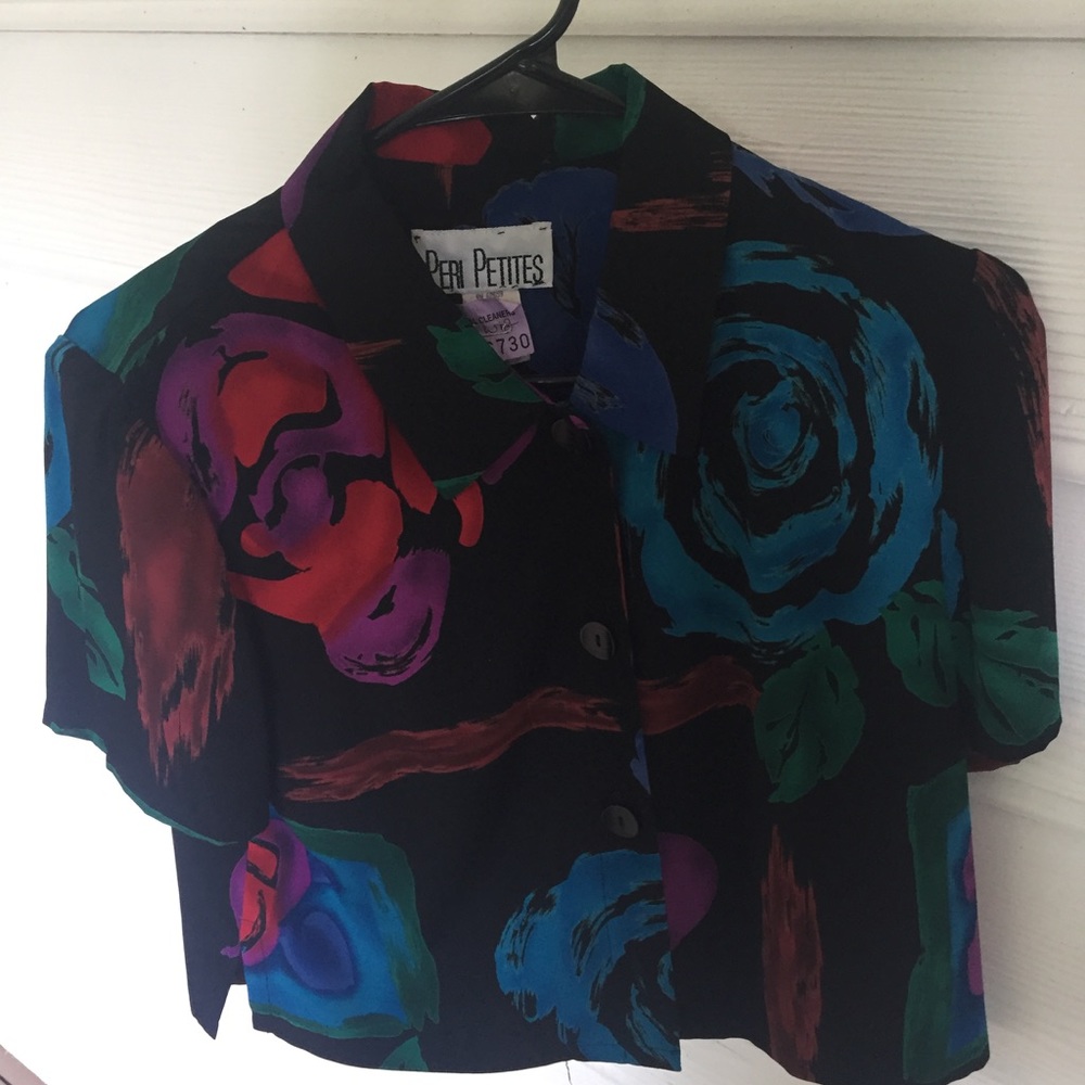 Vintage 1960s Button Down Top