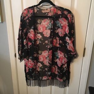 Ginger jar floral kimono
