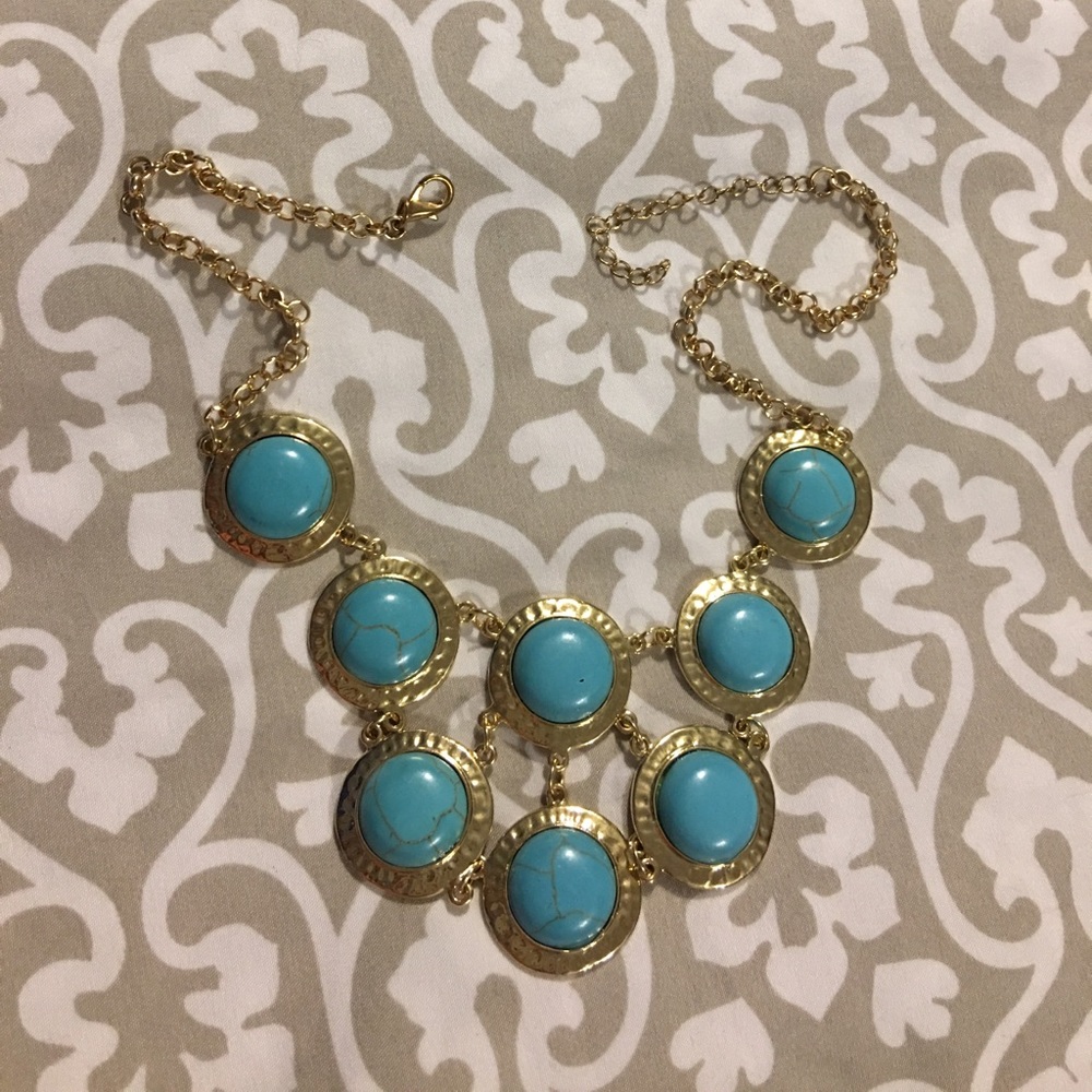 Gold & Turquoise necklace