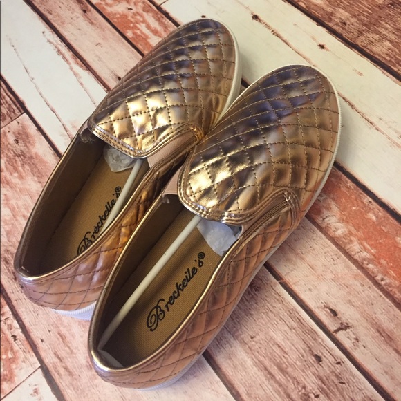 ❗️Sizes 5.5, 8, 8.5 Super fun metallic shoes - Picture 2 of 7