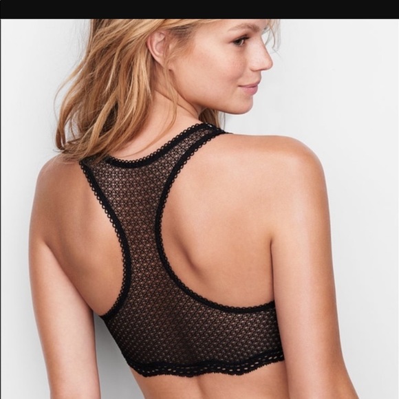 🆕 Victoria's Secret high neck lace bralette - Picture 4 of 8
