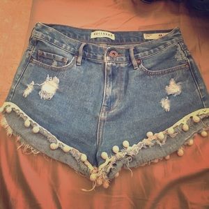 Bullhead (pacsun) high rise shorts size 9 juniors
