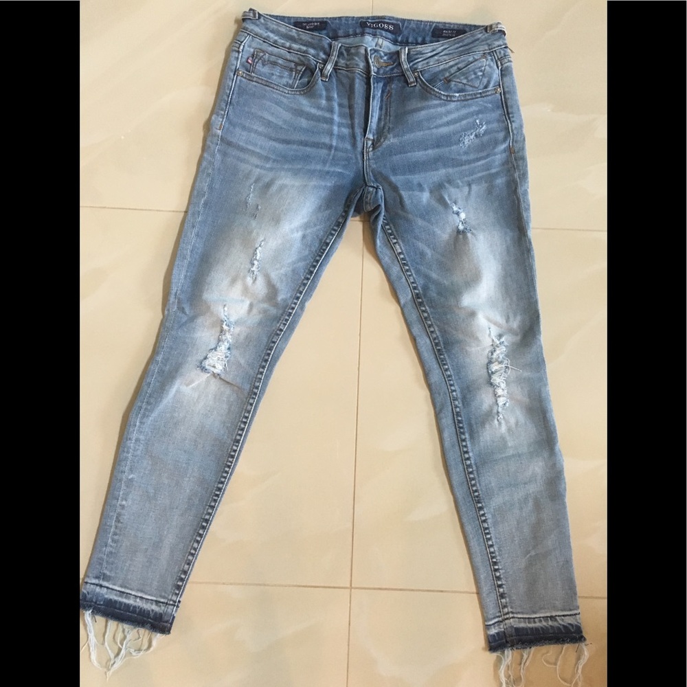 Skinny Jean Jagger Release Hem