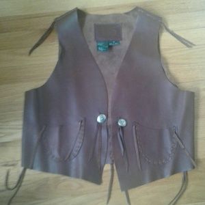 100% Leather Vest